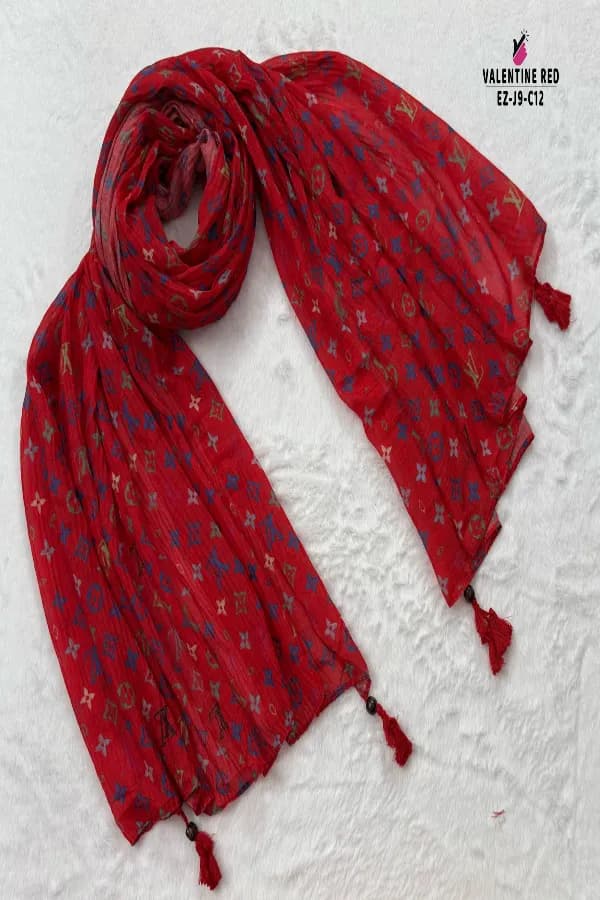 BRAND BEAUTY HIJAB WITH TASSEL WORK🧕🧕