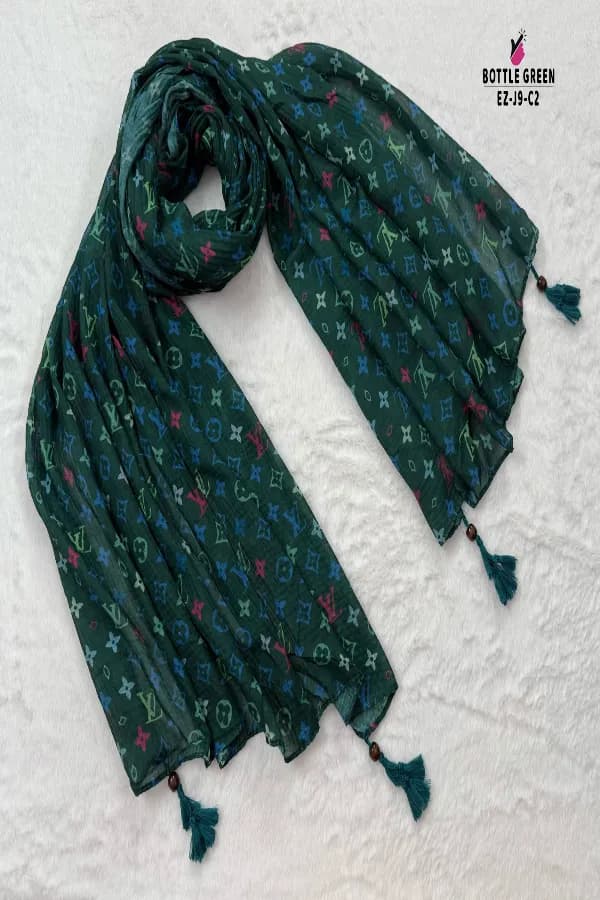 BRAND BEAUTY HIJAB WITH TASSEL WORK🧕🧕