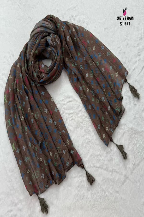BRAND BEAUTY HIJAB WITH TASSEL WORK🧕🧕