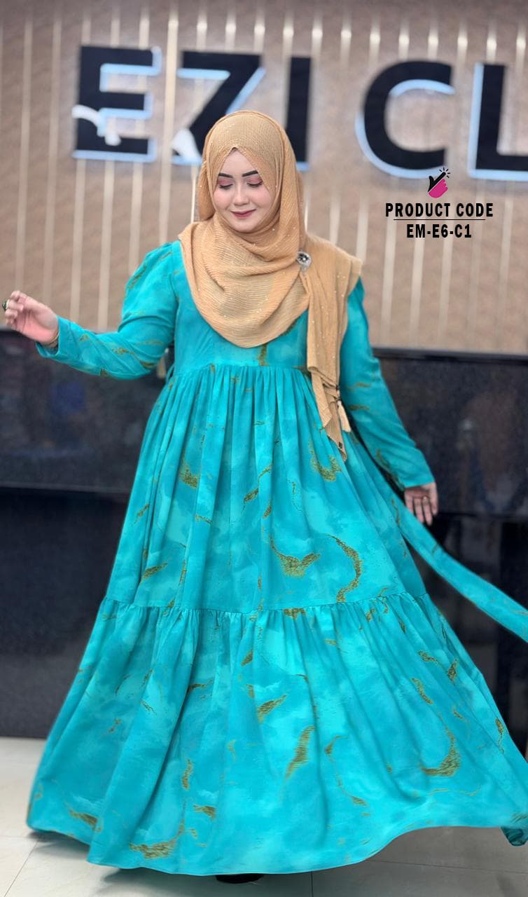 Gown E"Ocean Veil"