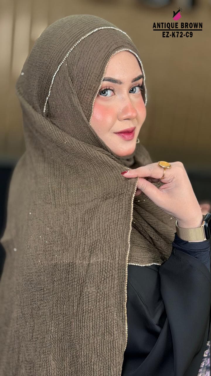 Zipper Stone Hijab