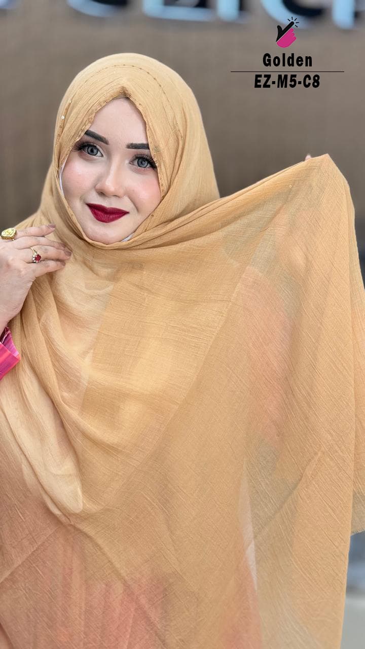Feather Sequins Hijab